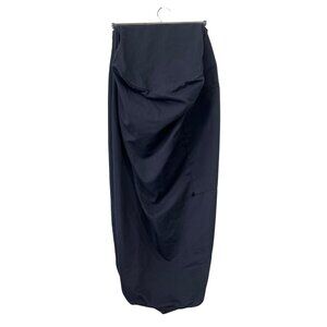 Full Zip Garment Storage Bag Metal Frame Navy Blue Travel Clothes Storage